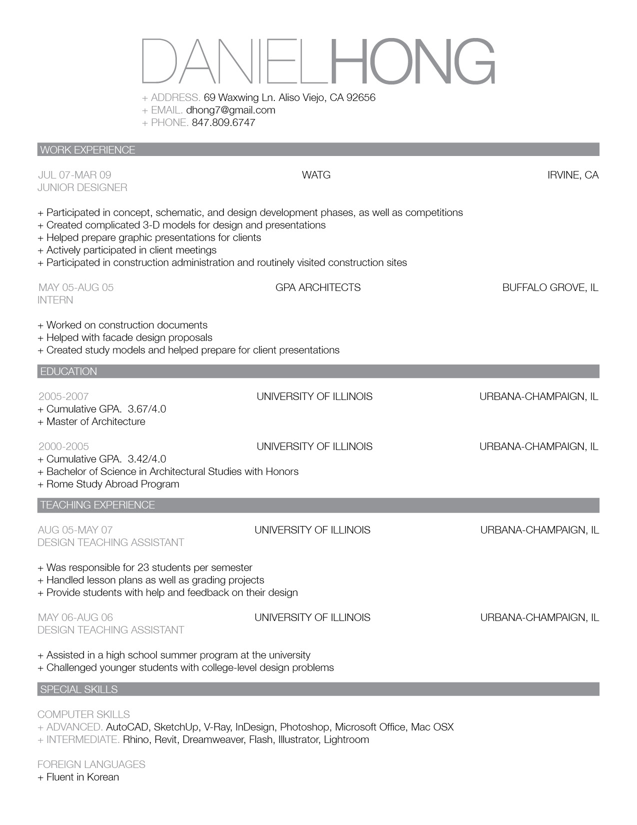 resume for it head   76