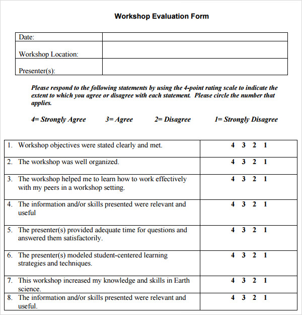 workshop-evaluation-form-template-forms