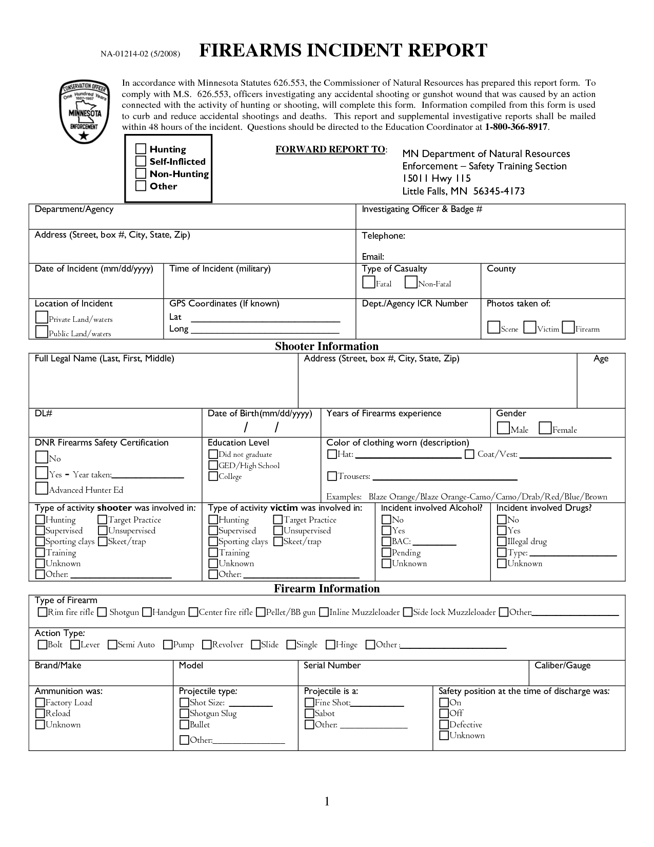 Police Incident Report Form Samples Printable Gambaran