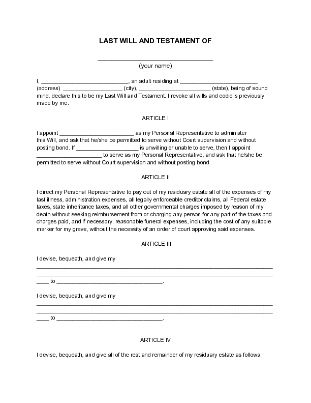 download-printable-sample-Last-will-and-testament-template-pdf