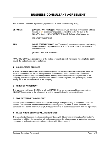 business-Consulting-Contract-Template-Sample
