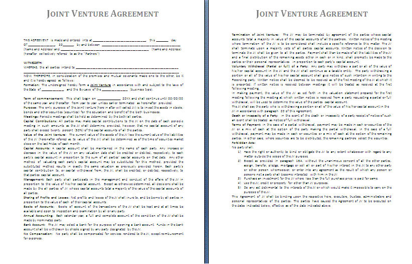 joint-venture-agreement-template