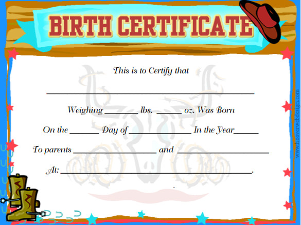 Baby Birth Certificate Template from www.samplesdownloadblog.com