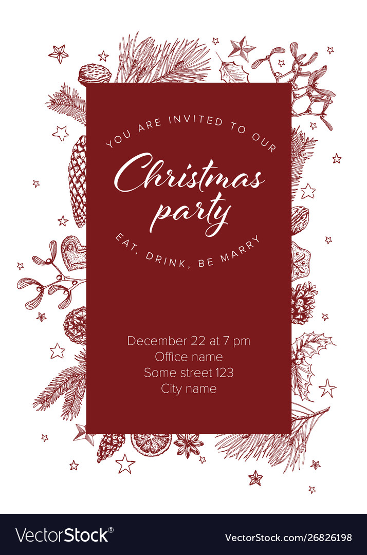 Holiday Party Invite Template Word from www.samplesdownloadblog.com